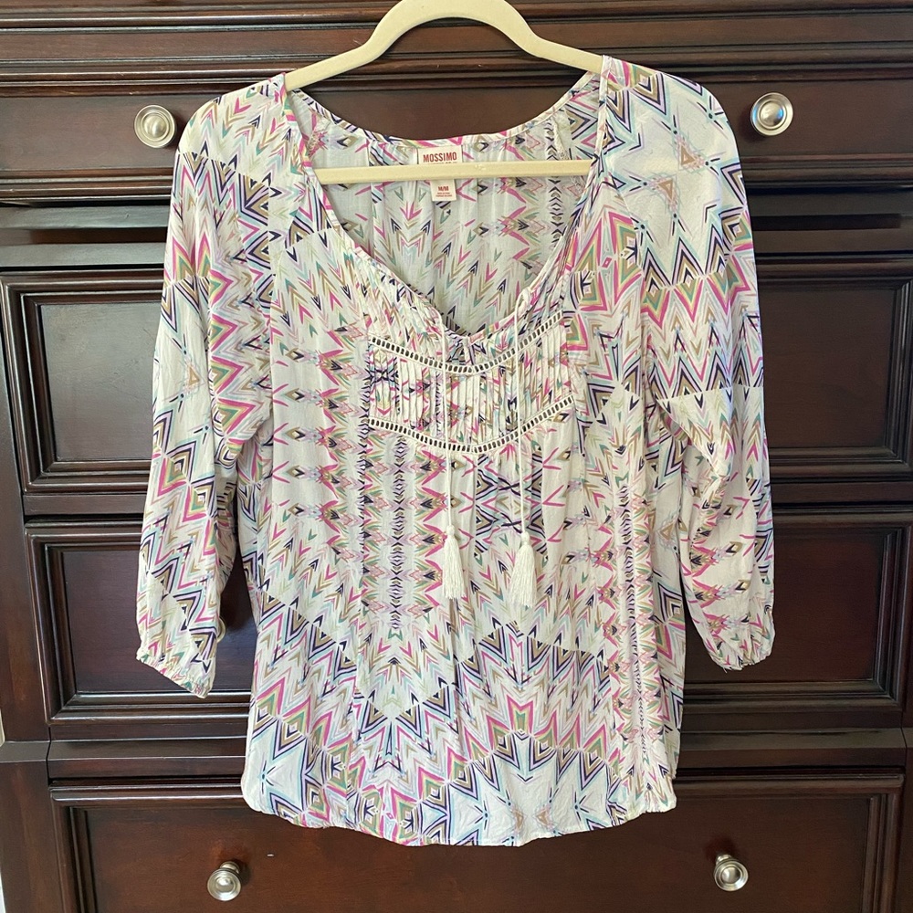 Boho tassel blouse